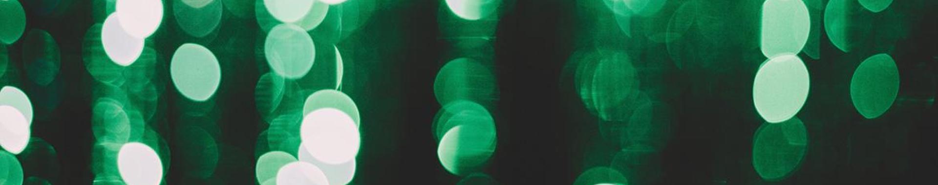 Blurry photo of matrix code